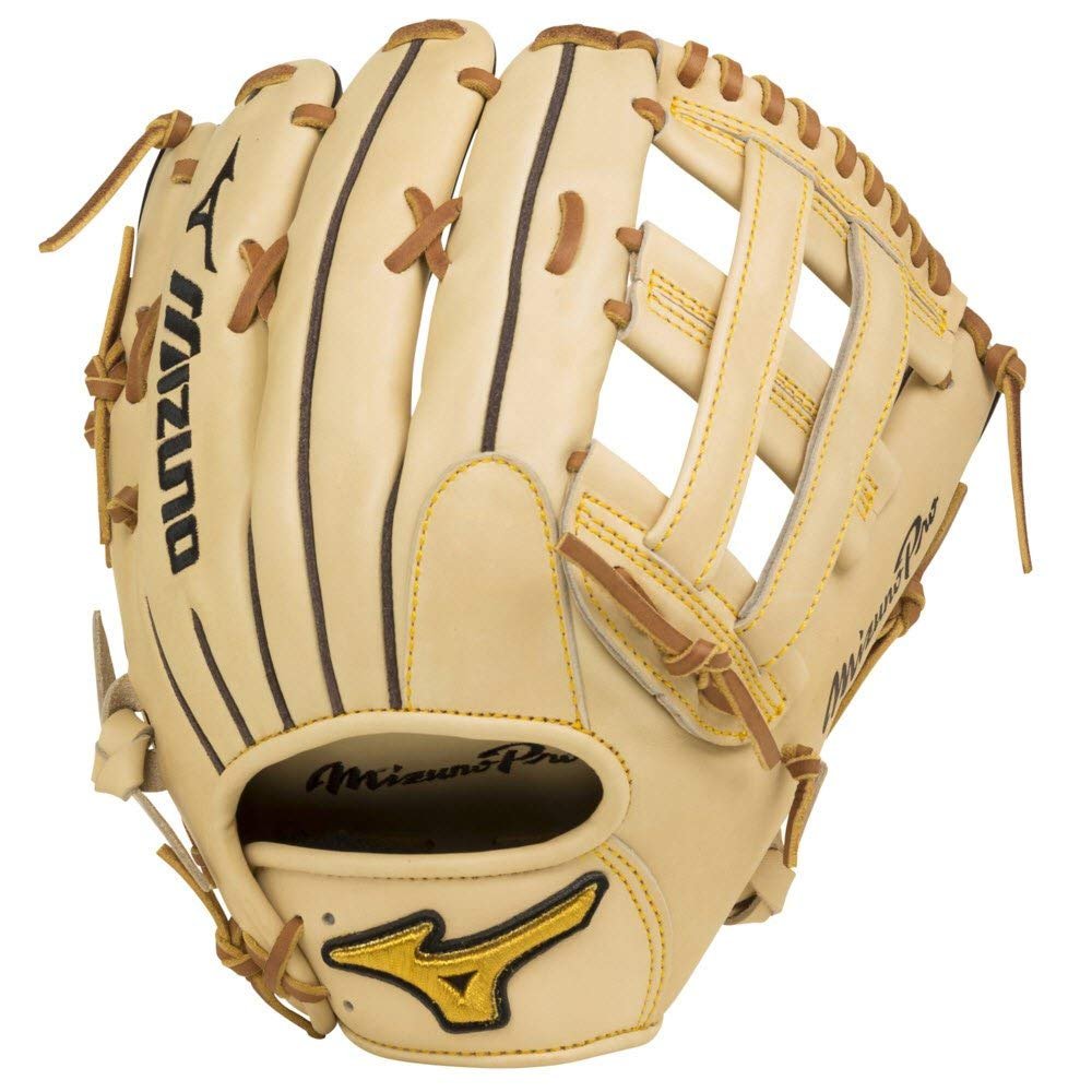 Mizuno Pro GMP2-700DH Outfield Model Gloves, Tan , 12.75"