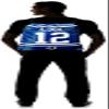 FOCO Indianapolis Colts Luck A. #12 Player Drawstring Backpack view 4