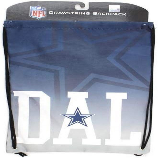FOCO Dallas Cowboys City Initials Drawstring Backpack