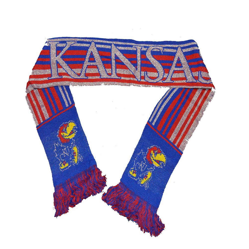 FOCO Kansas 2016 Glitter Stripe Scarf