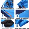 Jessie Kidden Kids Boys Girls Youth Waterproof Windproof Hiking Ski Snow Pants Elastic Waist Warm Insulated Fleece Lined Winter Pants #16010-Red,10-12Years view 3