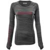 Levelwear LEY9R Adult Women Paris Divided Long Sleeve Active Tee, Heather Grey, Small view 1