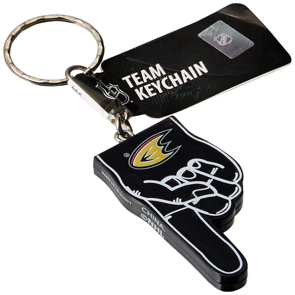 FOCO Anaheim Ducks #1 Finger Keychain