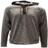 Levelwear LEY9R NHL Boston Bruins Adult Men Cameron Hoody Shield Hooded Henley, Medium, Charcoal view 1