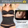 ARANZA Waist Trainer Belt Women - Waist Cincher Trimmer - Slimming Colombian Body Shaper - Neoprene Sweat Sport Girdle Wrap Black view 2