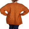 BodiLove Women's Chunky Cable Knit Open Front Oversize Sweater Cardigan Rust S/M(L7514(7014)) view 2
