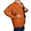 BodiLove Women's Chunky Cable Knit Open Front Oversize Sweater Cardigan Rust S/M(L7514(7014)) view 3