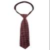 Spring Notion Boys' Pre-tied Woven Zipper Tie Medium Burgundy Diamonds view 1