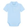 Creative Knitwear College Baby Polo Bodysuit Solid - Auburn Tigers Logo, Light Blue, for Boys & Girls, 12 Months view 1