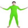 Shinningstar Men's Spandex Turtleneck Long Sleeve One Piece Dancewear Unitard Bodysuit (XS, Bright Green) view 2
