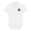 Creative Knitwear College Baby Polo Bodysuit Solid - Florida State Seminoles Logo, White, for Boys & Girls, 3-6 Months view 1