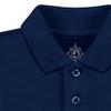 Creative Knitwear College Baby Polo Bodysuit Solid - Auburn Tigers Logo, Navy, for Boys & Girls, 0-3 Months view 2