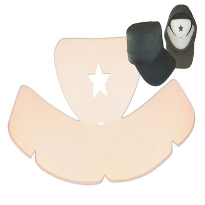 2Pk. Military Hat Crown Half Shaper Army Cadet Cap Shaper Insert (Nude)
