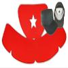 2Pk. Military Hat Crown Half Shaper Army Cadet Cap Shaper Insert (Red) view 1
