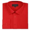 Ward St Men's Regular Fit Dress Shirts, 5XL, 21-21.5N 36/37S, Red view 1