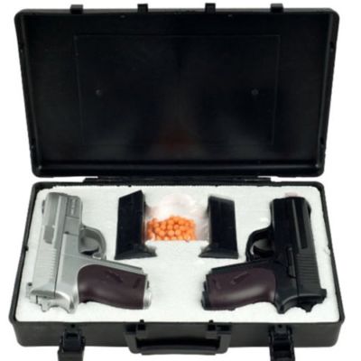 UK ARMS TWIN SPRING AIRSOFT DUAL PISTOL COMBO