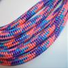 Big Sky Tack and Snacks Horse Rope Mecate Reins 22 ft Blue Pink Purple view 1
