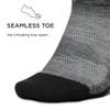 Feetures Elite Light Cushion No Show Tab Athletic Ankle Socks - Sport Sock with Targeted Compression - Grey, S (1 Pair) view 3