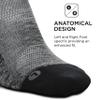 Feetures Elite Light Cushion No Show Tab Athletic Ankle Socks - Sport Sock with Targeted Compression - Grey, S (1 Pair) view 4