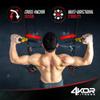 4KOR Cross Anchor Shoulder Performance Training System. Resistance Cords with Handles and Dynamic Workout Guide. Exercise Bands with Nylon Sleeves, Rubber Grips, and Carry Bag for Rehab and Strength view 2