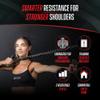 4KOR Cross Anchor Shoulder Performance Training System. Resistance Cords with Handles and Dynamic Workout Guide. Exercise Bands with Nylon Sleeves, Rubber Grips, and Carry Bag for Rehab and Strength view 4