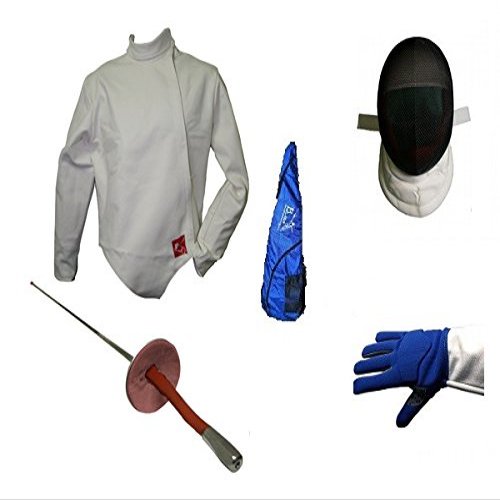 Blade Deluxe 5 Piece Foil Fencing Starter Set (Large, Left)