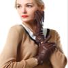 NappaNovum Women's Nappa Leather Gloves Lambskin Gloves Winter Warm Gloves view 2