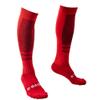 LANSHI Men's Soccer Socks Compression Long Sport High Sock Red Size M US(6-12) view 2