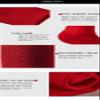 LANSHI Men's Soccer Socks Compression Long Sport High Sock Red Size M US(6-12) view 3