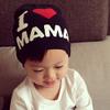 2017 New Unisex Baby Boy Girl Toddler Children Cotton Soft Cute Hat Cap Winter Star Hats Baby Beanies Accessories (Love MAMA Pink) view 4