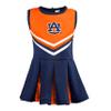 Little King NCAA Infant/Toddler Girls One Piece Team Cheer Jumper Dress-Auburn-6 Months view 3
