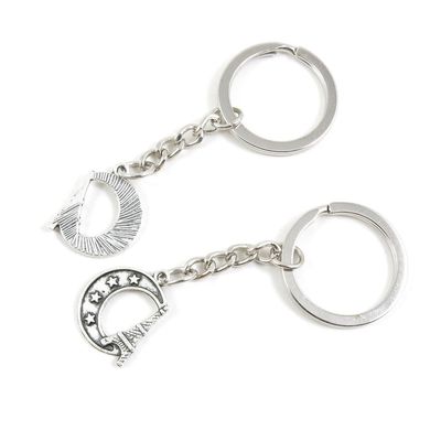 Price per 2 Pieces Key Tag Chain Ring Keyring Keychain W4CB6 Paris Eiffel Tower