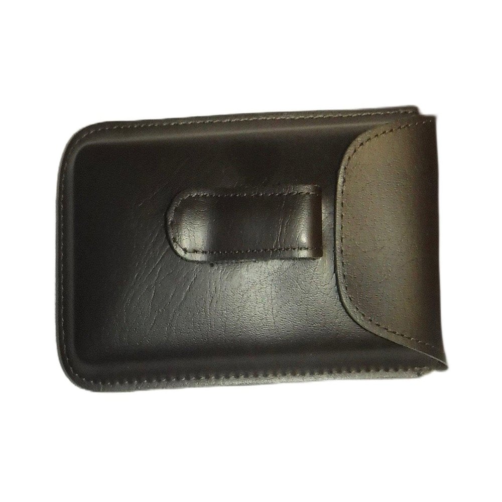 Pocket Clip Eye Glass cases (Regular Semi Hard, Brown)
