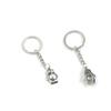 Price per 2 Pieces Key Tag Chain Ring Keyring Keychain L3JJ0 Penguin view 1
