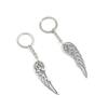 Price per 2 Pieces Key Tag Chain Ring Keyring Keychain N0ZJ0 Angel Wings view 1