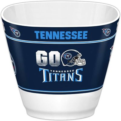 Fremont Die NFL Tennessee Titans Party Snack Bowl, 7.85" Bowl (1 Gallon), White/Team Colors