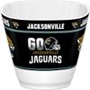 Fremont Die NFL Jacksonville Jaguars Party Snack Bowl, 7.85" Bowl (1 Gallon), White/Team Colors view 1