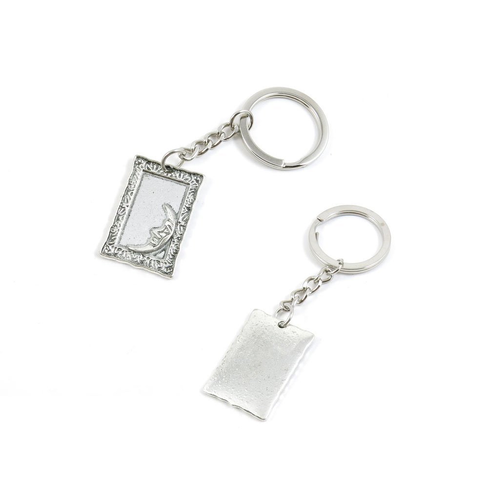 Price per 1 Pieces Key Tag Chain Ring Keyring Keychain U4JV2 Man in The Moon Tag Signs
