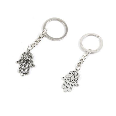 Price per 2 Pieces Key Tag Chain Ring Keyring Keychain L7IX3 Buddha Palm