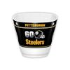 Fremont Die NFL Pittsburgh Steelers Party Snack Bowl, 7.85" Bowl (1 Gallon), White/Team Colors view 1