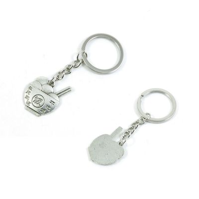 Antique Silver Charms Price per 1 Pieces Key Tag Chain Ring Keyring Keychain G5RJ6 Rice Bowl Only Eat Not Wash