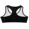 Fruit of The Loom Big Girl's Cotton Built-up Sport Bra 6 Pack (Pack of 6) Bra, Grey/Black/Black/White, 38 view 4