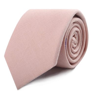 AUSCUFFLINKS Blush Pink Bowties Cotton Bow Ties for Adults Linen Bow Tie | Wedding Bowties for Groomsmen or Groom (BOW TIE)