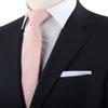 AUSCUFFLINKS Blush Pink Bowties Cotton Bow Ties for Adults Linen Bow Tie | Wedding Bowties for Groomsmen or Groom (BOW TIE) view 2
