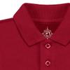 Creative Knitwear University of Indiana Hoosiers Tide Newborn Polo Bodysuit, 3-6 Months, Crimson view 2