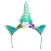 Forum Novelties Women's Unicorn Headpiece Accessory, sky blue, Standard view 1