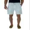 short fin 100% Cotton Cargo Short with a Belt (White, Size 40, 8014) view 2