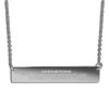NFL Siskiyou Sports Womens Houston Texans Bar Necklace 20 inch Silver Tone view 1