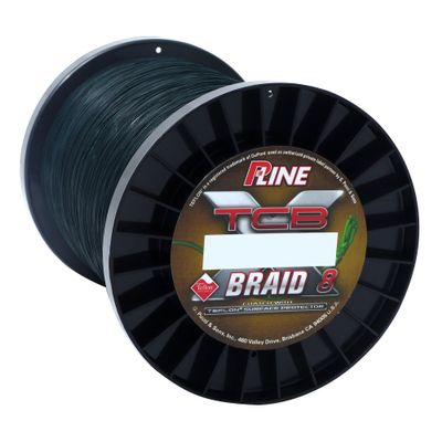 P-Line XTCB 8 Carrier Teflon Coated 2500-Yard Braided Fishing Line, Green, 20-Pound