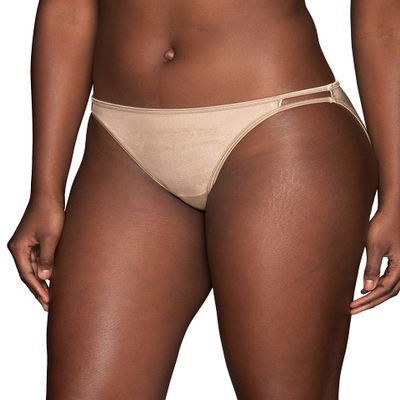 Vanity Fair Women's Illumination Plus Size Bikini Panty 18810, Rose Beige, 2X-Large/9